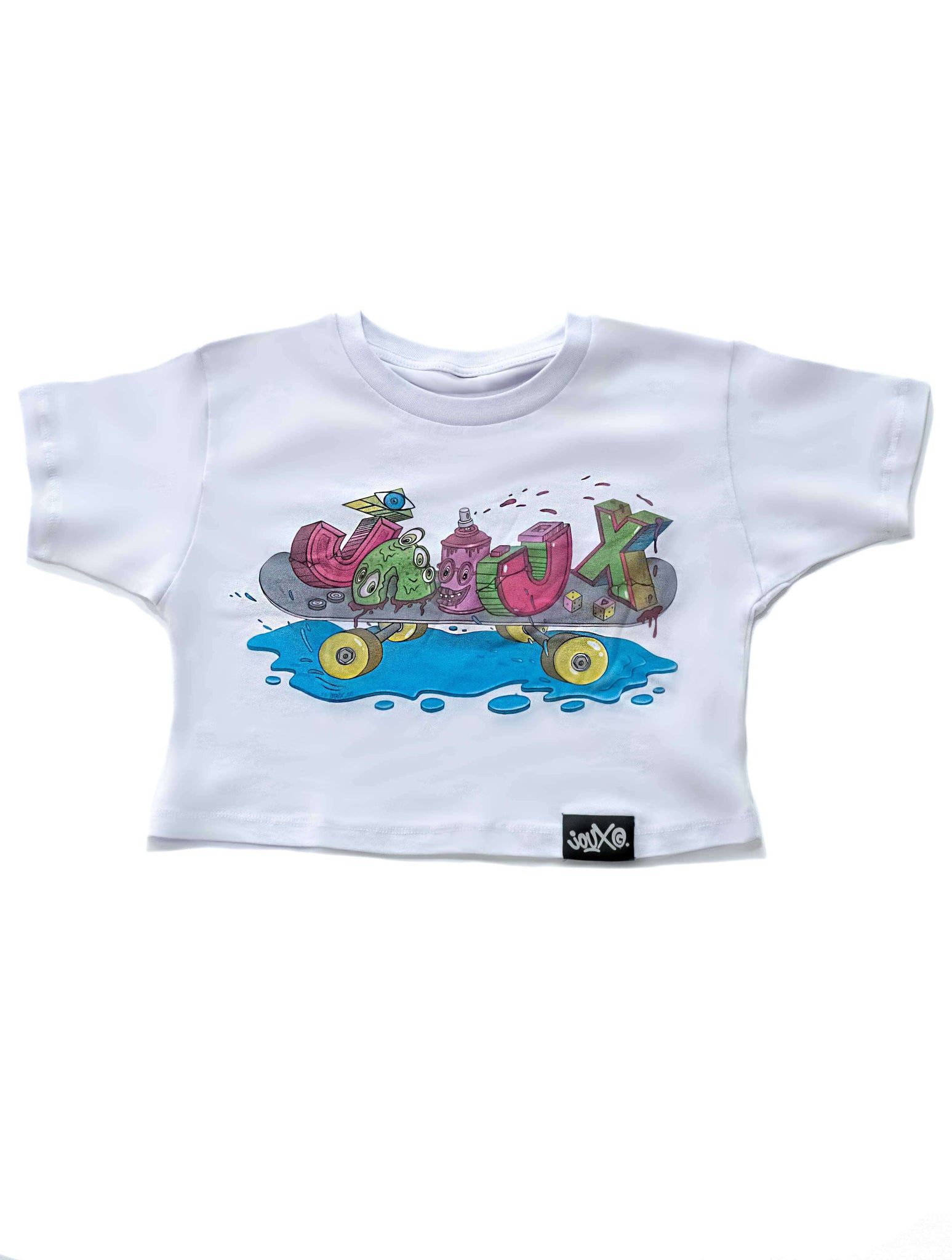 "JOUX SKATE PUDDLE" CROP TOP